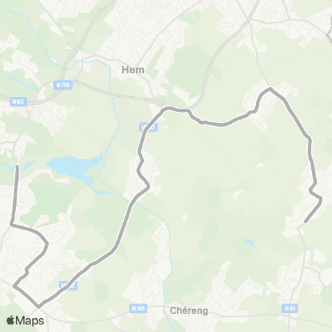 Ilévia Scolaires Ligne Scolaire 910 map