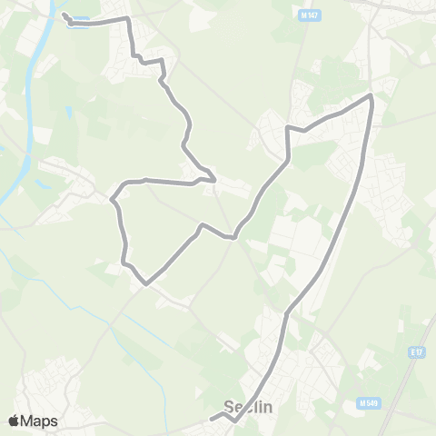 Ilévia Scolaires Ligne Scolaire 912 map