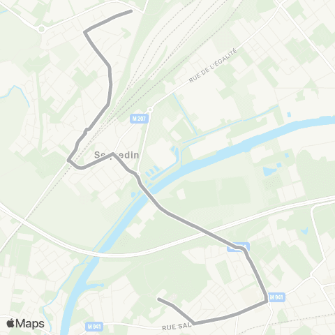 Ilévia Scolaires Ligne Scolaire 914 map