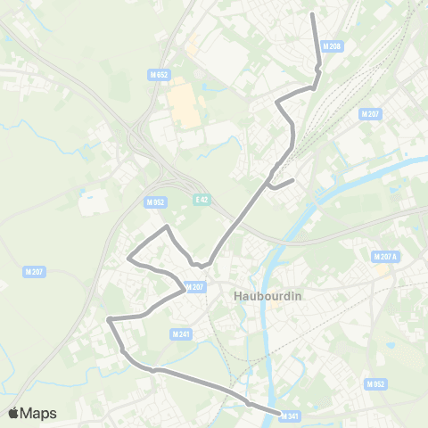 Ilévia Scolaires Ligne Scolaire 915 map