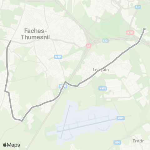 Ilévia Scolaires Ligne Scolaire 921 map