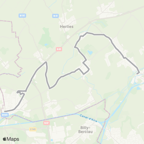 Ilévia Scolaires Ligne Scolaire 932 map