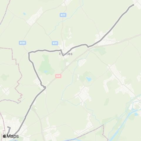 Ilévia Scolaires Ligne Scolaire 933 map