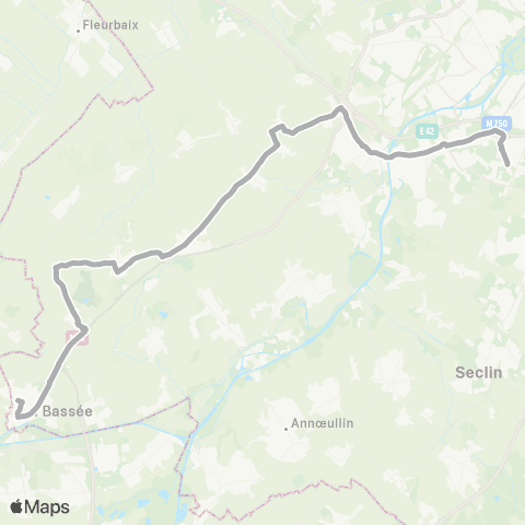 Ilévia Scolaires Ligne Scolaire 934 map