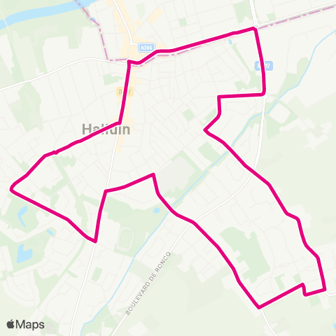 Ilévia Citadine d'Halluin map