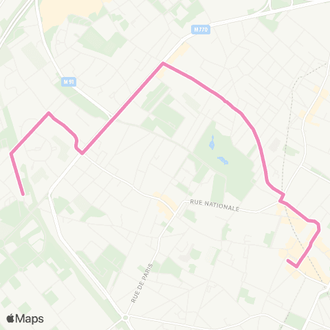 Ilévia Citadine du Clinquet map