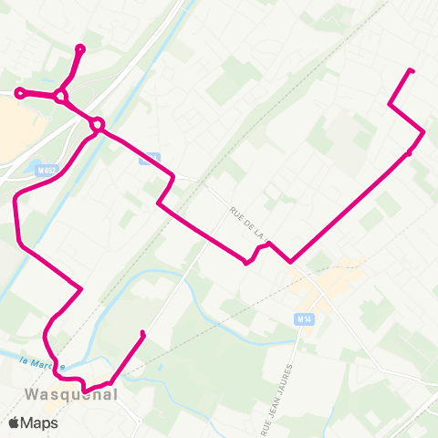 Ilévia Citadine de Croix Wasquehal map