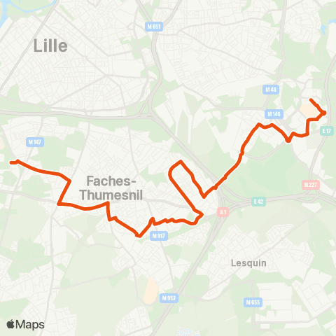 Ilévia Corolle 1 map