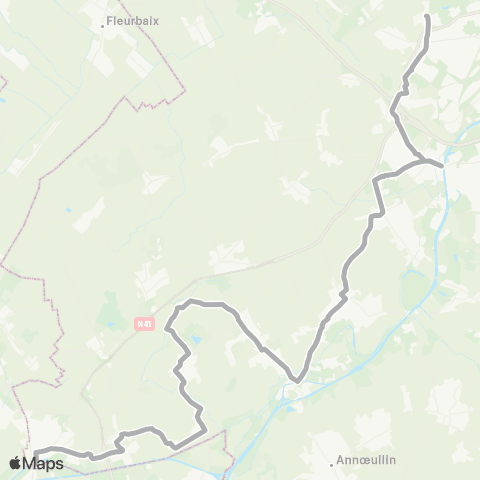 Ilévia Résa Ligne 61r map