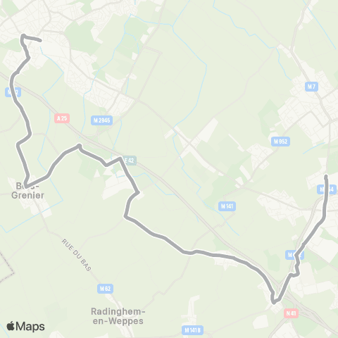 Ilévia Résa Ligne 65r map