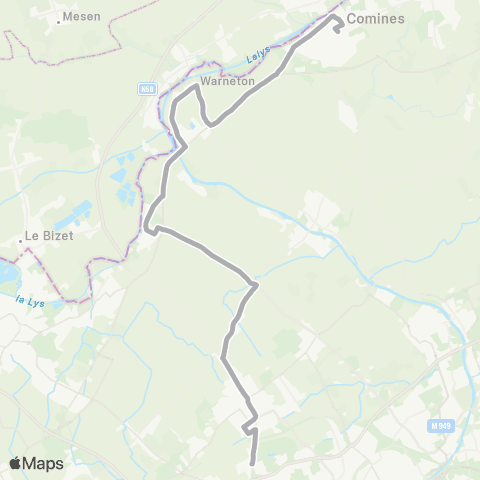 Ilévia Résa Ligne 75r map