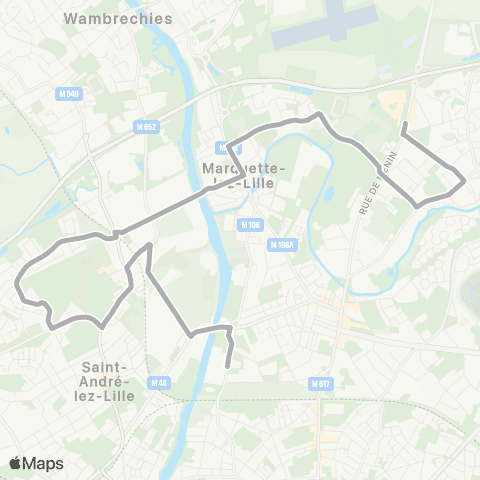 Ilévia Résa Ligne 77r map