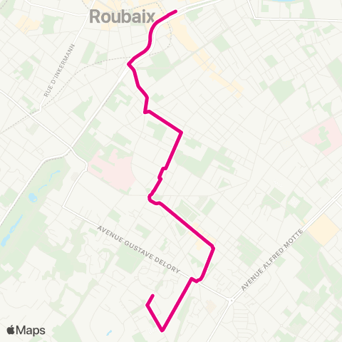Ilévia Citadine de Moulin Potennerie map