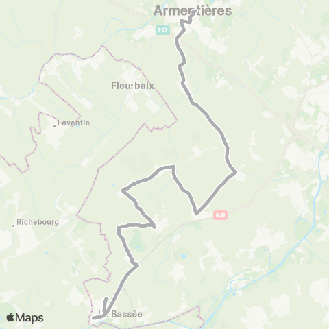 Ilévia Ligne 236 map