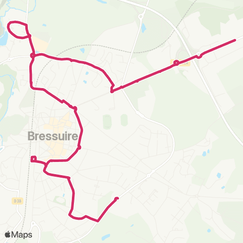 Tréma Bressuire - St-Porchaire map