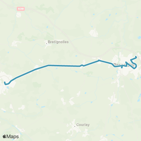 Tréma Bressuire Cerizay Bressuire map