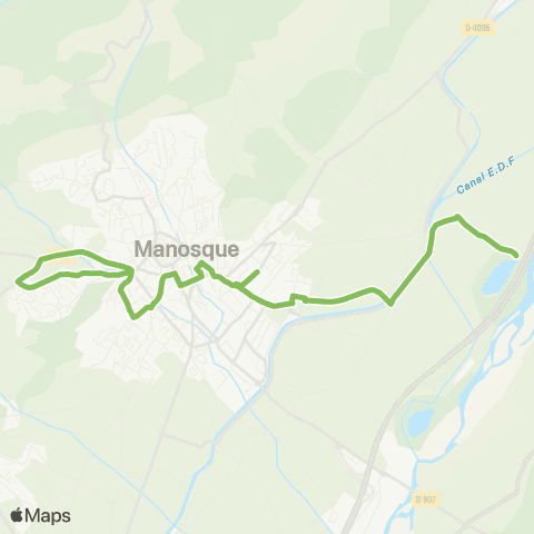 Trans'Agglo Manosque Repasse - Vannades map
