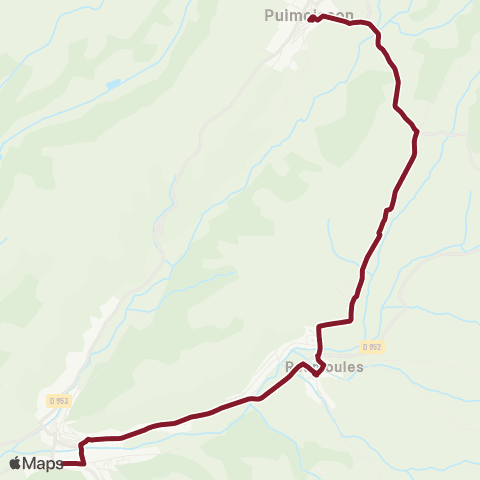 Trans'Agglo Puimoisson - Roumoules - Riez map
