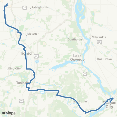 TriMet Hall / Greenburg map
