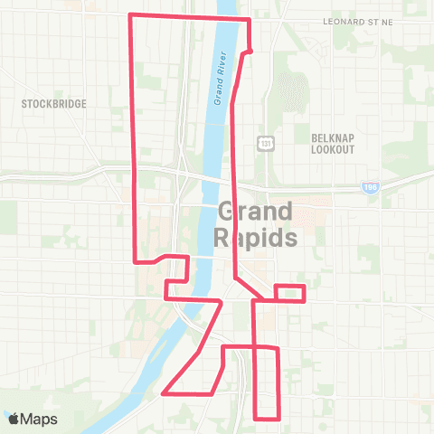 The Rapid DASH CCW map