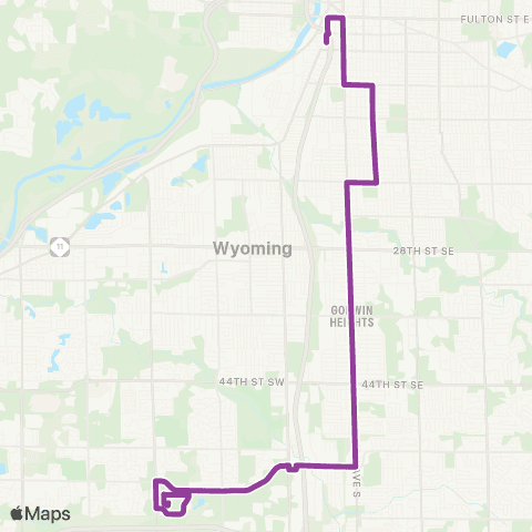 The Rapid Madison map