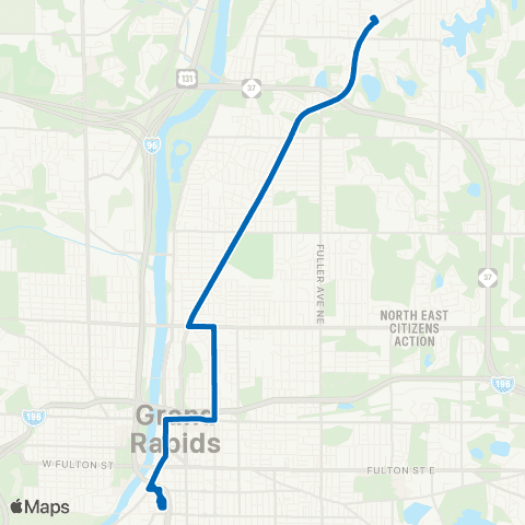 The Rapid Plainfield map