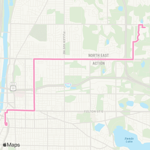 The Rapid East Leonard map