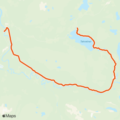 Svipper Heia - Øverbygd - Buktamoen map