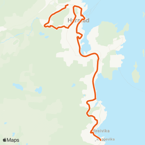 Svipper Samamoa-Sentrum-Ruggevik map