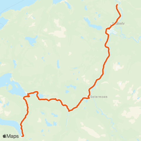 Svipper Buktamoen-Sjøvegan-Tennevoll map