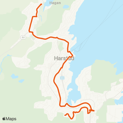 Svipper Berg - Sentrum - Grønnebakkan map