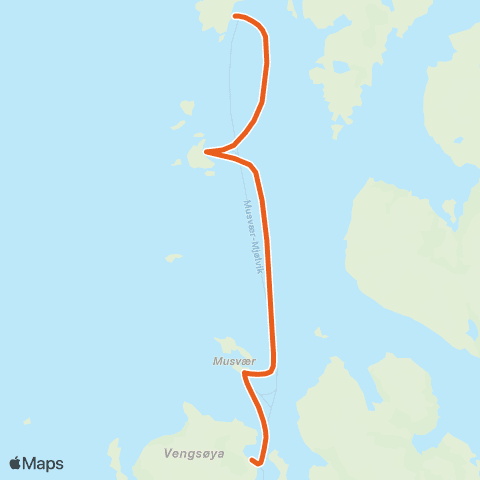 Svipper Belvik - Vengsøy map