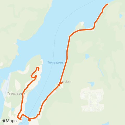Svipper Skattøra - sentrum - Kroken map