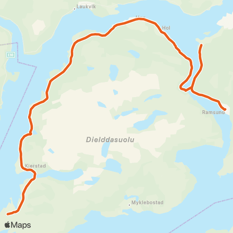 Svipper Tjeldnes - Ramsund map