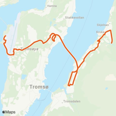 Svipper Kroken - Giæverbukta map
