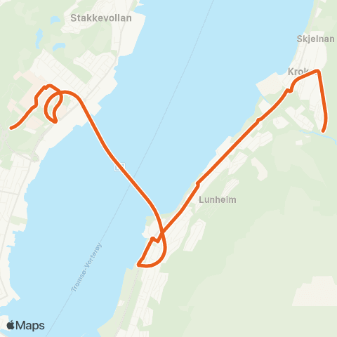 Svipper Direkterute Kroken map