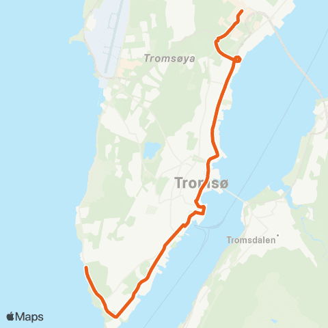 Svipper UNN - Sorgenfri - UNN map