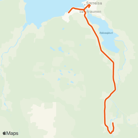 Svipper Sørreisa - Rabbåsen map