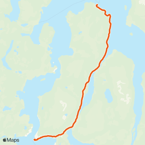 Svipper Finnsnes-Rossfjord-Tennskjær map