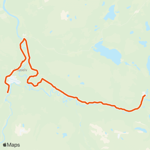 Svipper Øverbygd - Bardufoss map