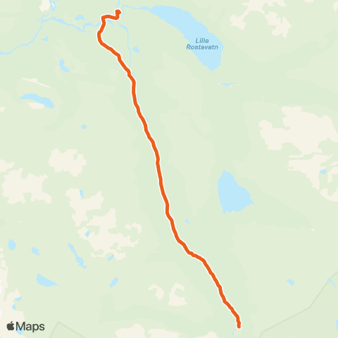 Svipper Øverbygd - Dividalen map