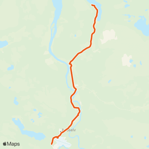 Svipper Bardufoss-Buktamoen-Perhansan map