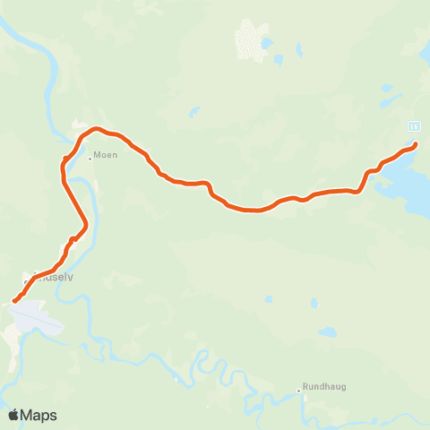 Svipper Heia - Fleskmoen map