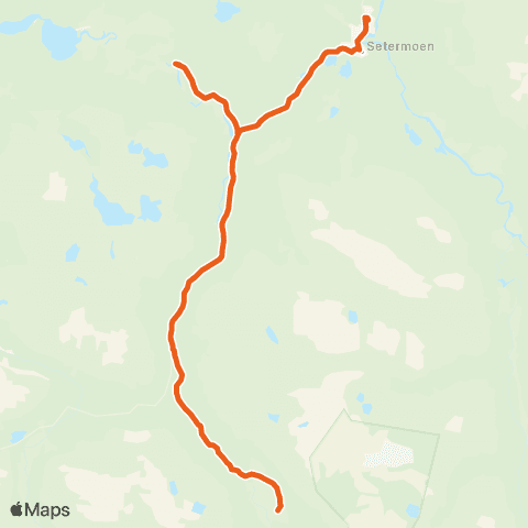 Svipper Setermoen skole - Bones map