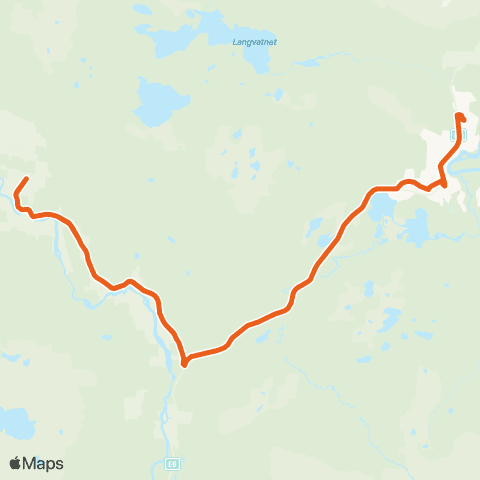 Svipper Setermoen - Kistefoss map