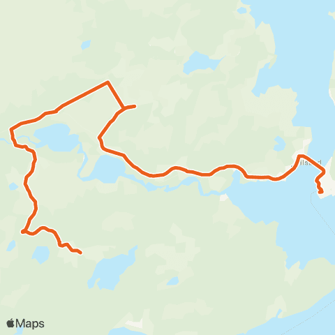 Svipper Finnsnes-Svanelvmoen-Vangsvik map