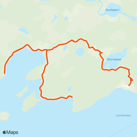 Svipper Vangsvik - Tranøybotn map