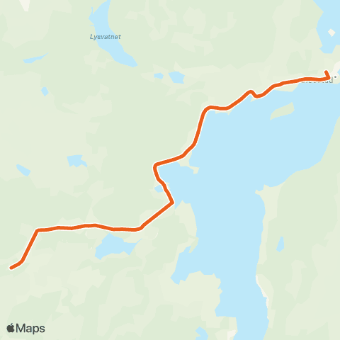 Svipper Gibostad skole - Grasmyrskogen map