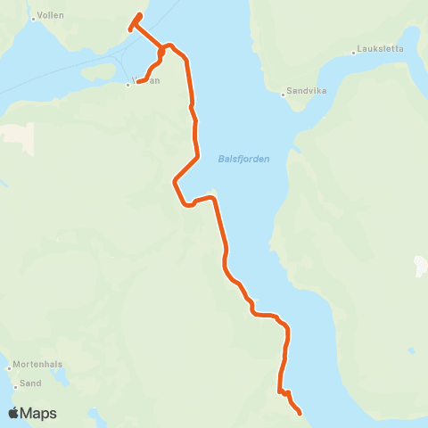 Svipper Larseng-Vikran-Malangseidet map