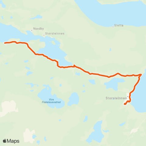 Svipper Storsteinnes-Nordfjordbt-Kj.v map